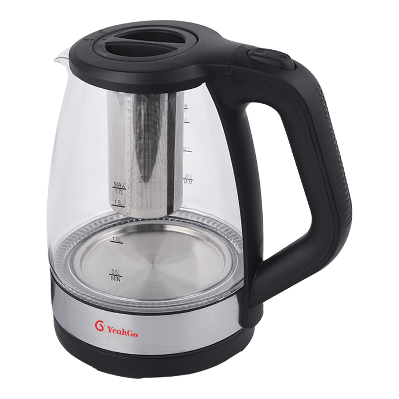 Glass electric tea kettle