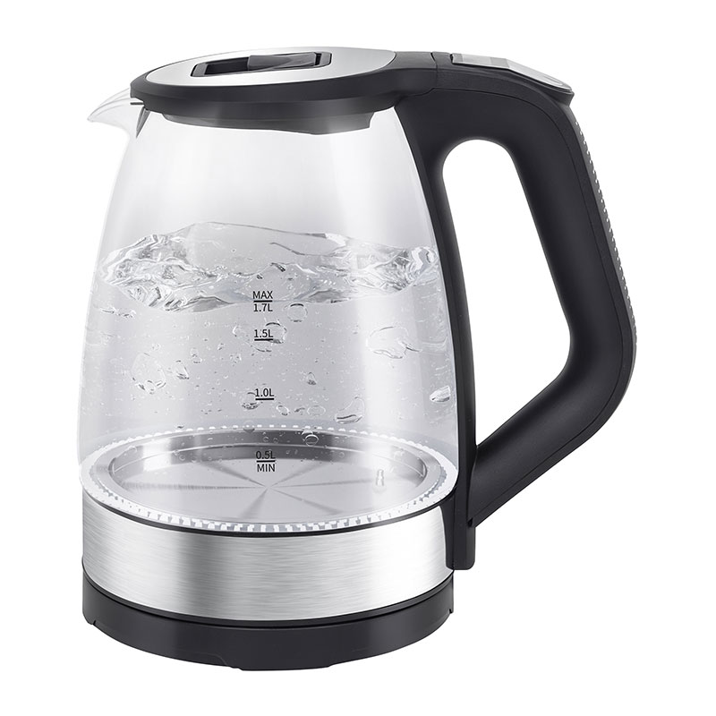 Glass electric kettle temperature display